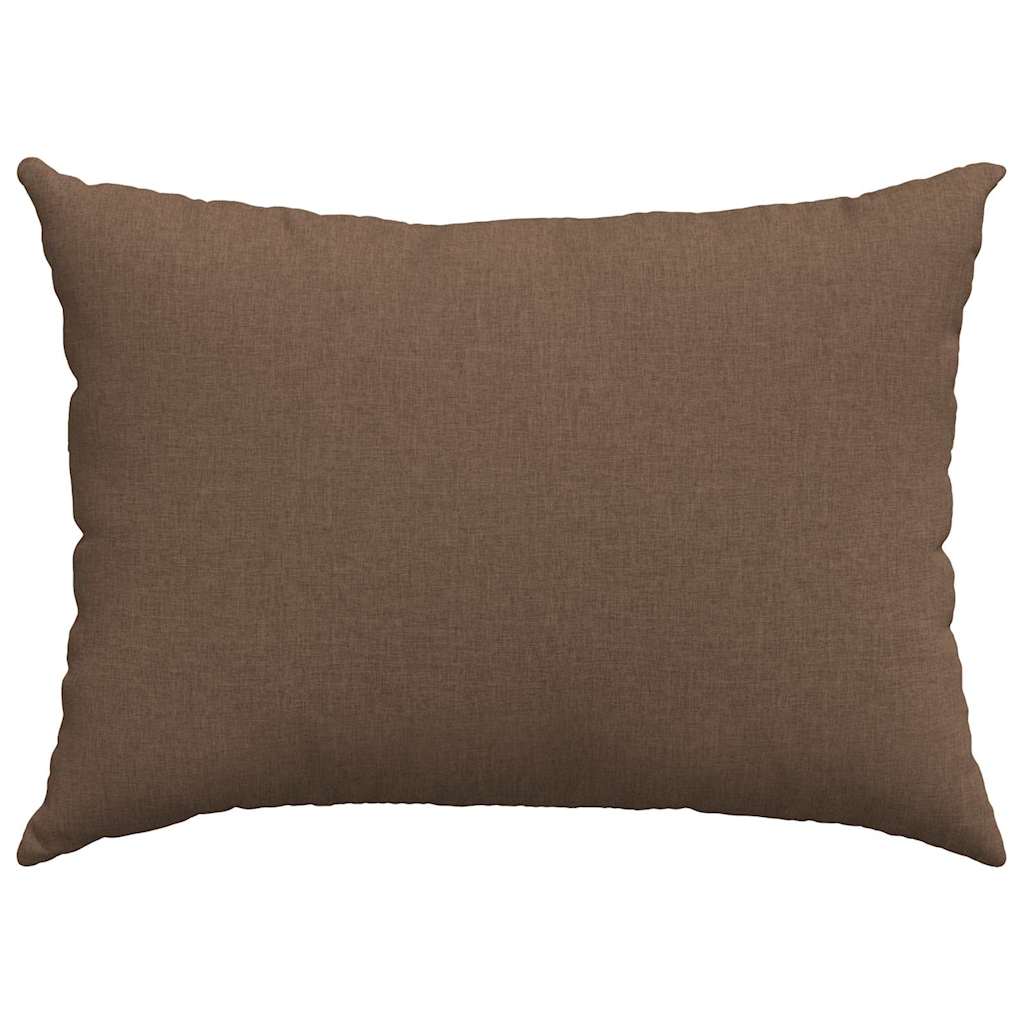Sofa Pillows 2 pcs Brown 70 x 50 cm Fabric